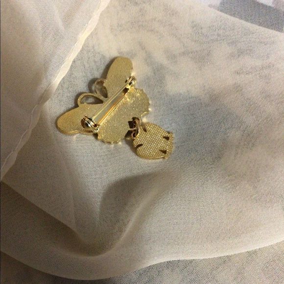 UNIQUE & Beautiful Vintage Butterfly & Eagle #32 Charm Brooch Pin Eagle Charm - Picture 16 of 16